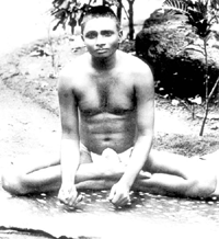 Nityananda as a young man